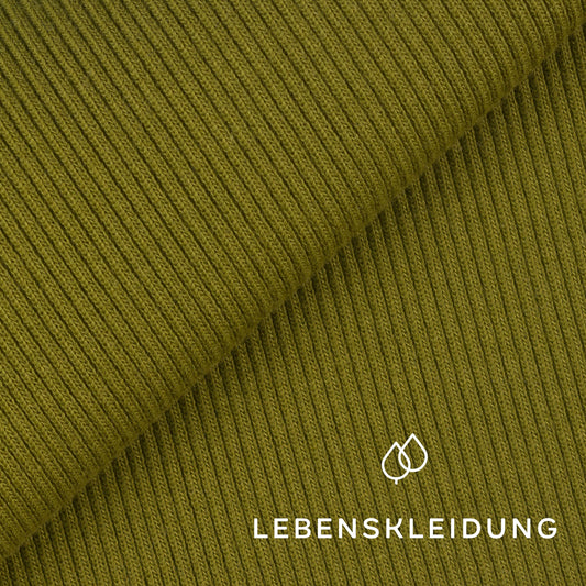 Bio Bündchen Stoff - Dark Mud Muster