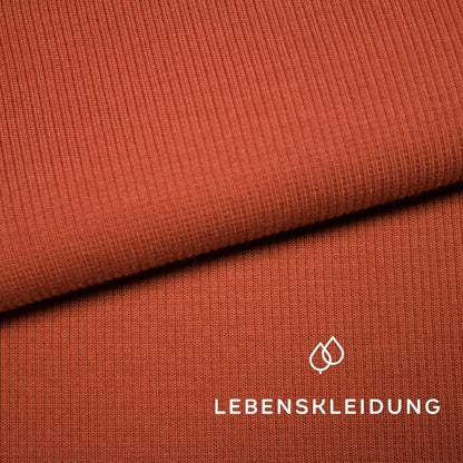 Bord-côtes bio 2x1 (manchettes) - Henné