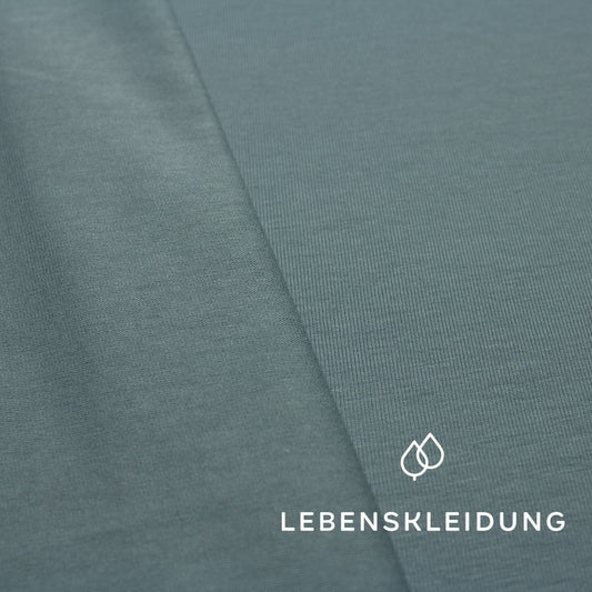 Organic Stretch Jersey Fabric - Air sample