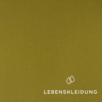 Organic brushed sweatshirt fabric - Dark Mud sample – Detail view