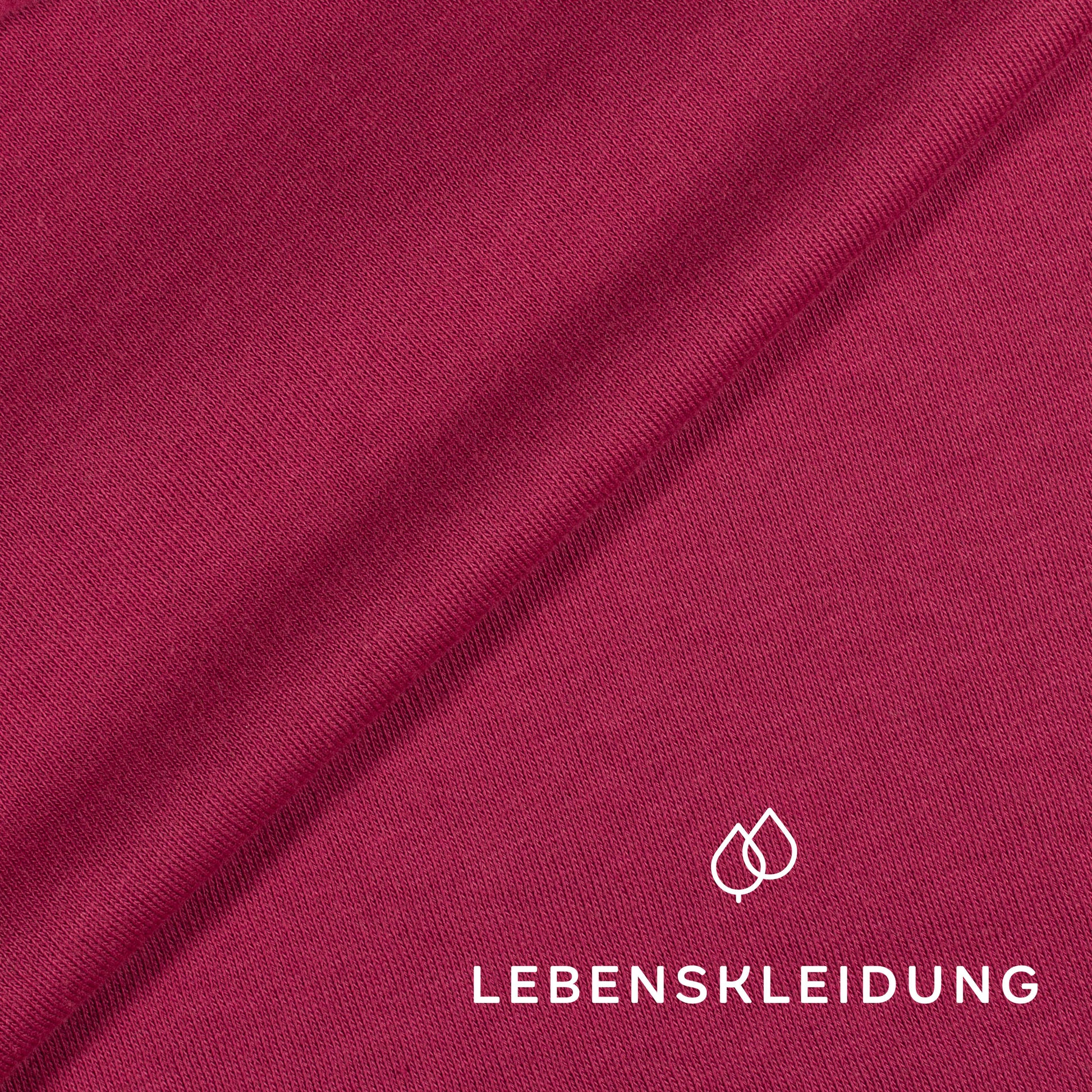 Bio Sweat Stoff gerauht - Hibiscus Muster
