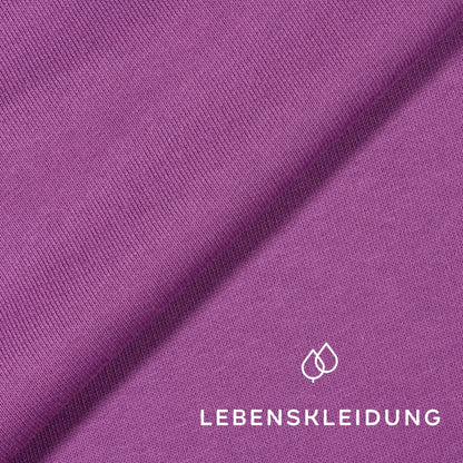 Tissu molletonné en coton bio brossé - Raisin doux