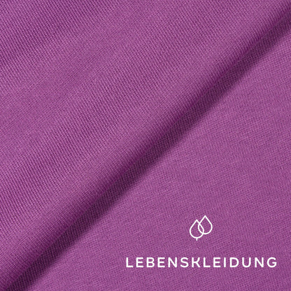 Tissu molletonné en coton bio brossé - échantillon Raisin Doux