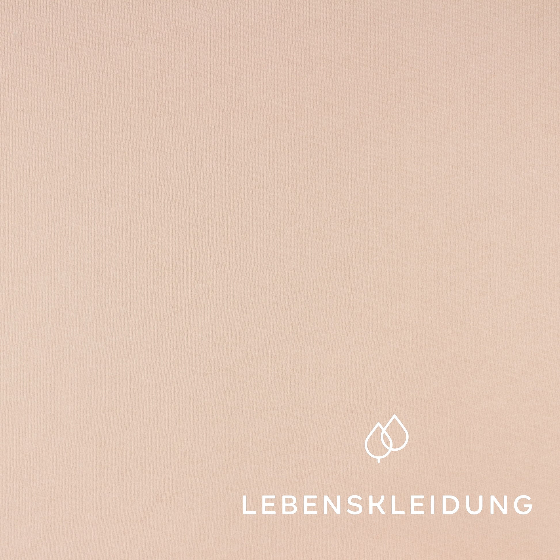 Bio Sweat Stoff gerauht - Warm Sands – Detailansicht