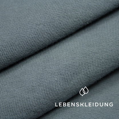 Tissu molletonné bio brossé - échantillon aéré