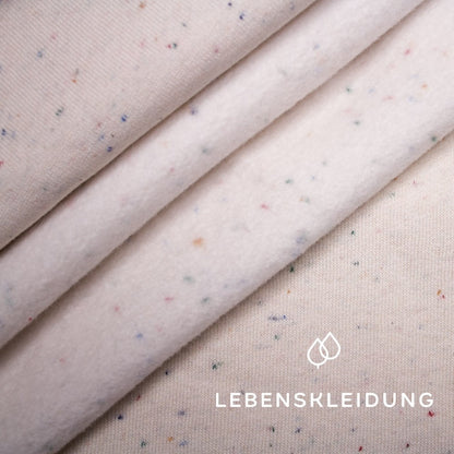 Sweat Neps bio - Écru multicolore – Vue détaillée