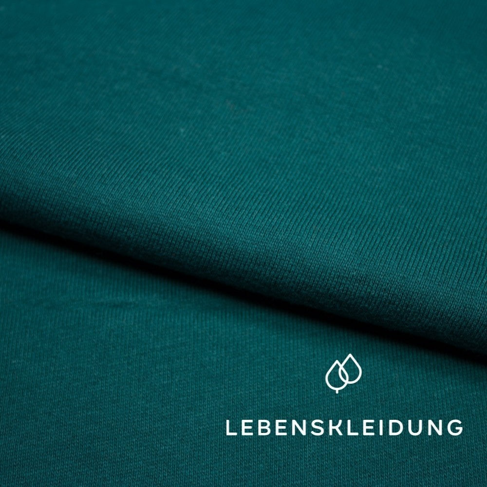 Organic medium-weight sweatshirt - Emerald – Detail view