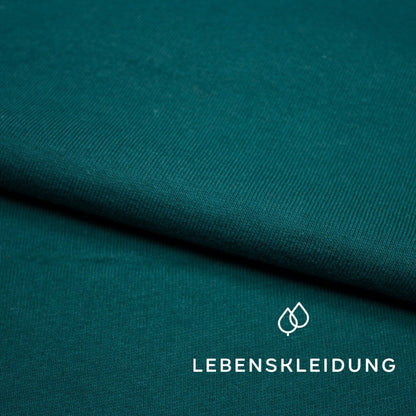 Organic medium-weight sweatshirt - Emerald – Detail view
