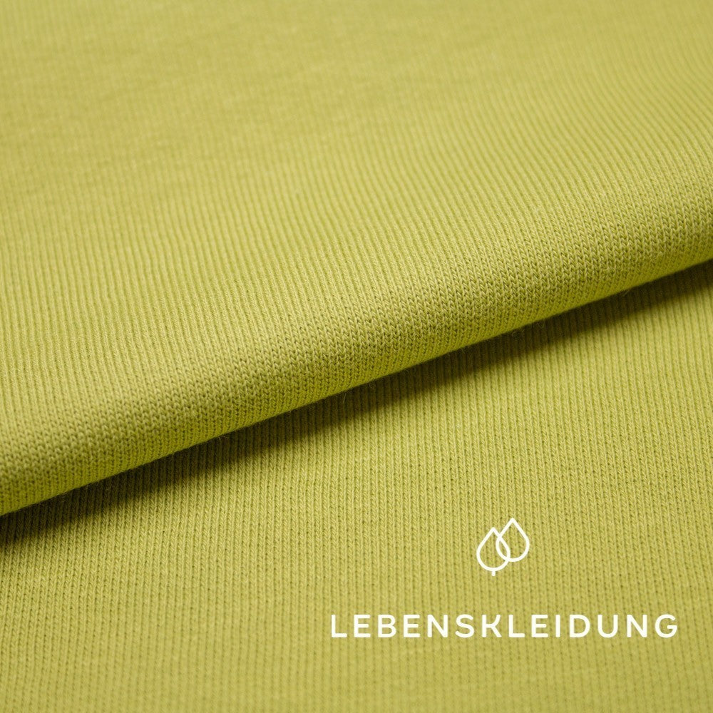 Bio Sweat Stoff gerauht - Sweet Pea