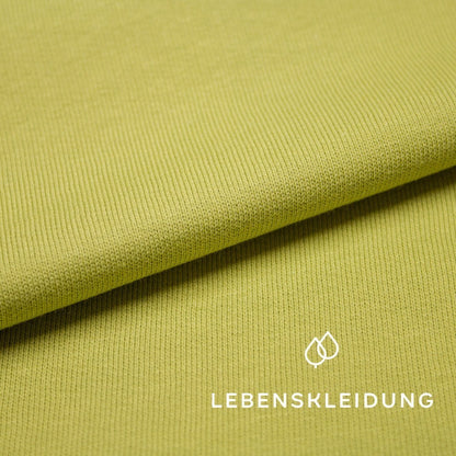 Bio Sweat Stoff gerauht - Sweet Pea