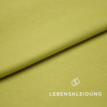 Bio Sweat Stoff gerauht - Sweet Pea – Detailansicht