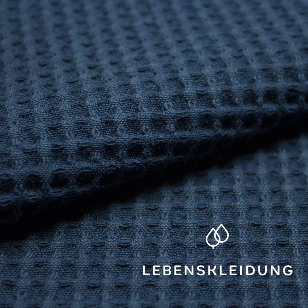 Bio Waffel groß - Azure Blue Muster