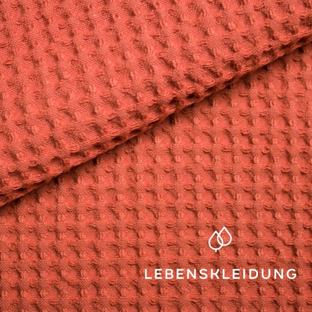 Large organic waffle - Brick – Detail view