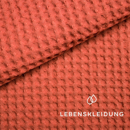 Large organic waffle - Brick – Detail view