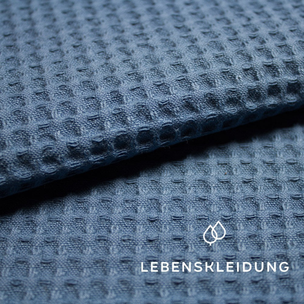 Bio Waffel groß - Stone Blue