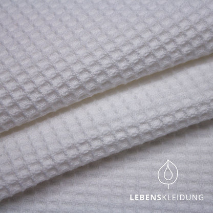 Organic small waffle - White – Detail view