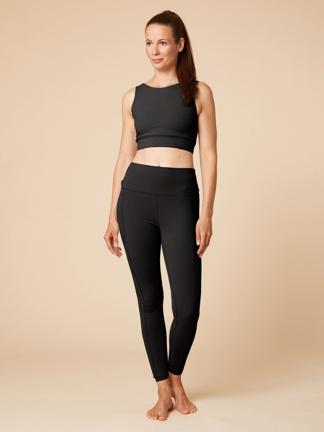 Re-Life Bio Baumwolle Stretch Jersey Stoff Schwarz