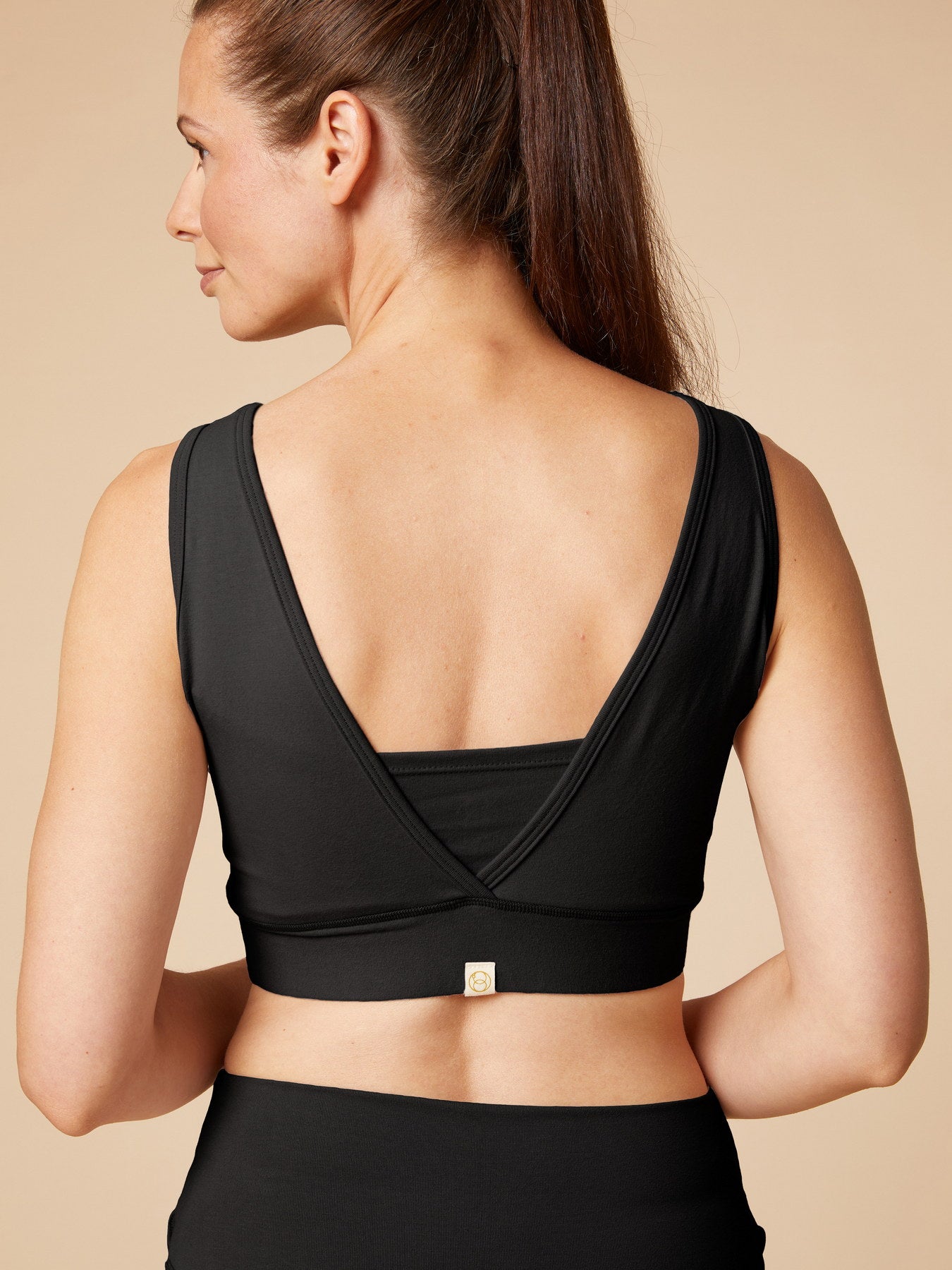 Re-Life Bio Baumwolle Stretch Jersey Stoff Schwarz