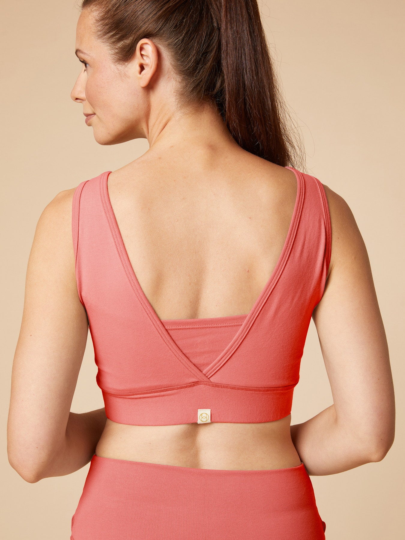 Re-Life Bio Baumwolle Stretch Jersey Stoff Koral