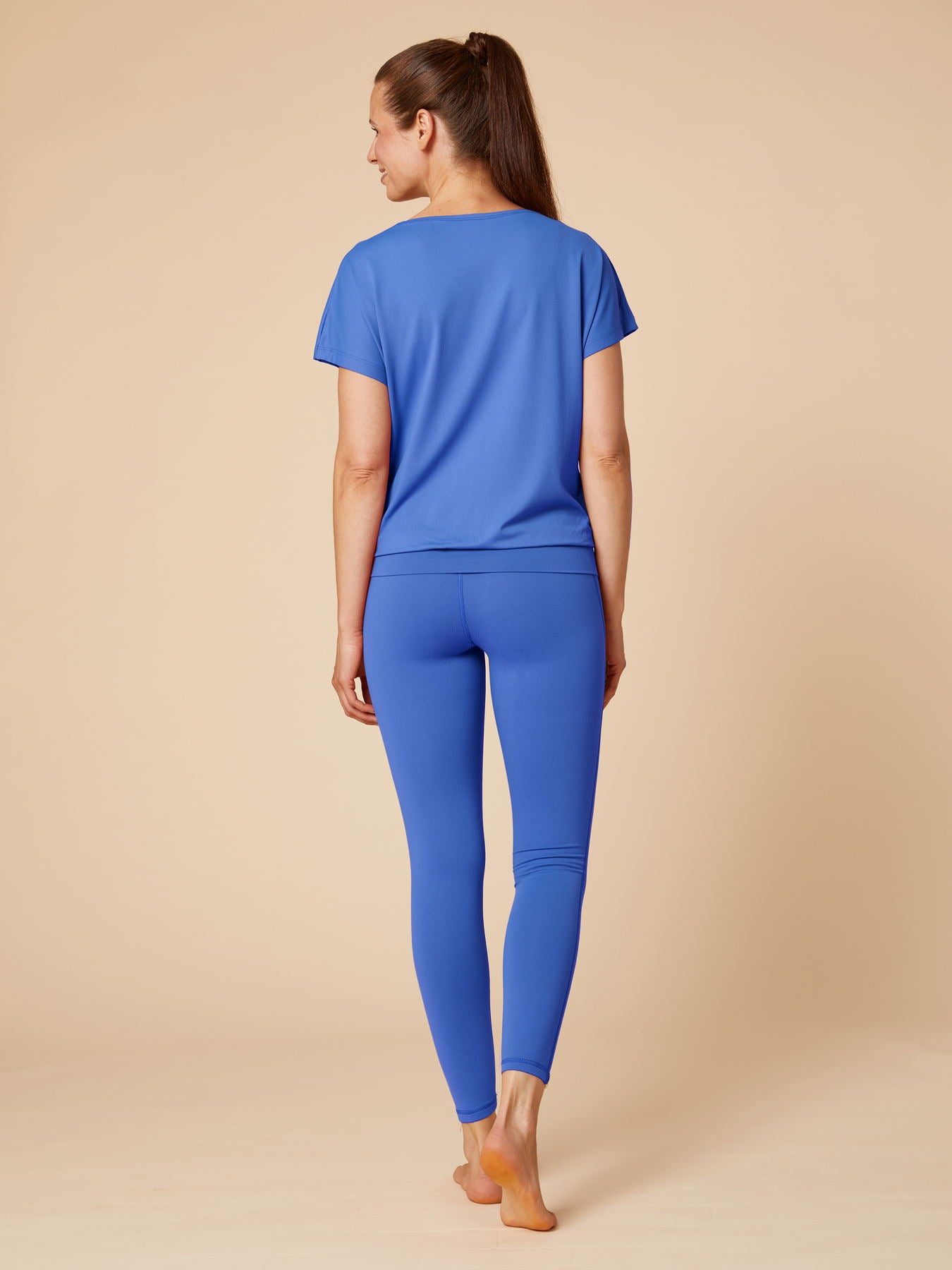 Re-Life Bio Baumwolle Stretch Jersey Stoff Azure Blue