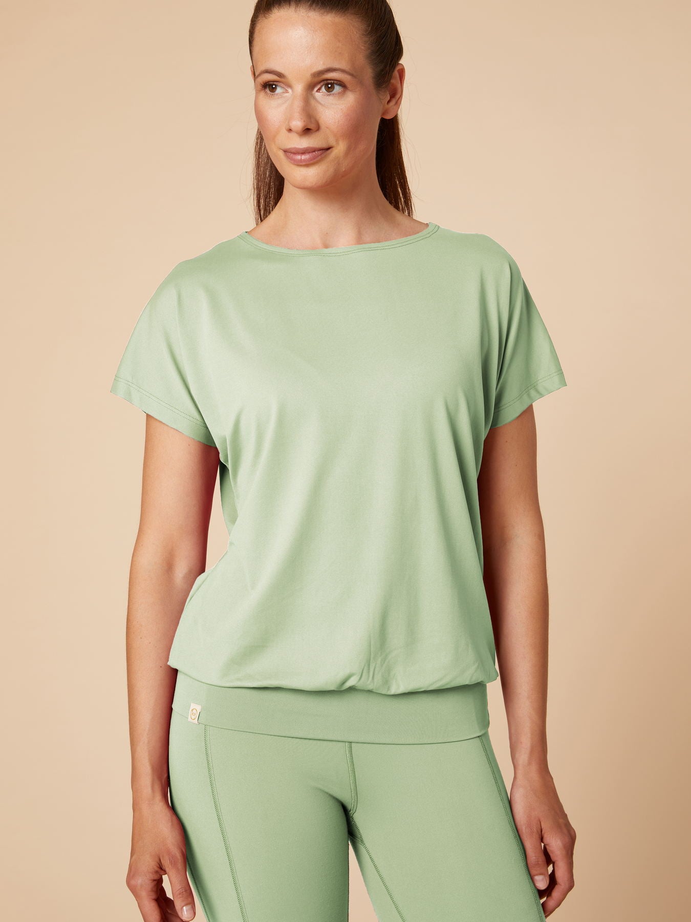 Re-Life Bio Baumwolle Stretch Jersey Stoff Hellgrün