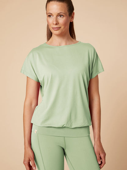 Re-Life Bio Baumwolle Stretch Jersey Stoff Hellgrün