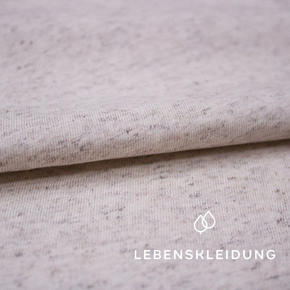 Organic Cotton Hemp Jersey - Ecru sample