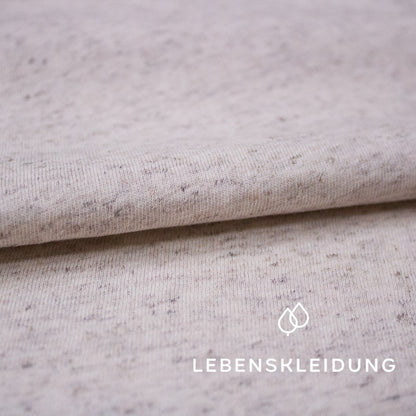Organic Cotton Hemp Jersey - Ecru sample