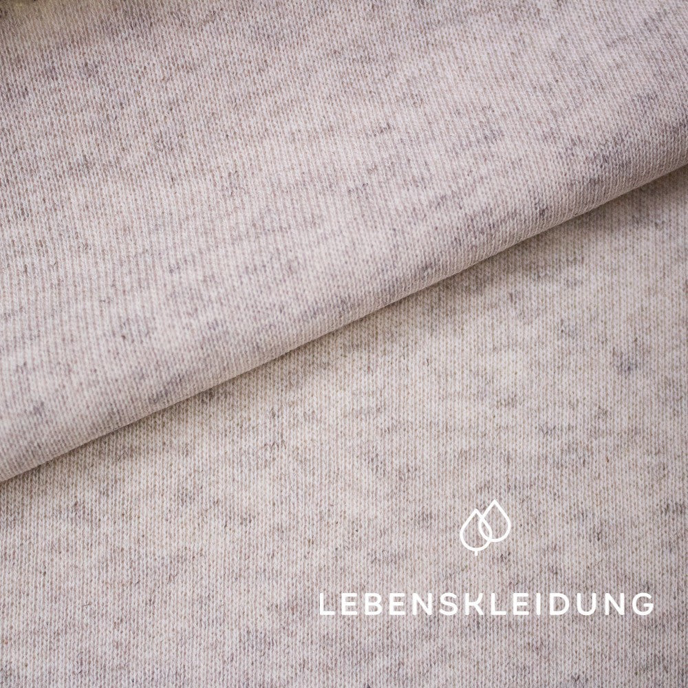 Sweat-shirt en coton bio et chanvre - Écru