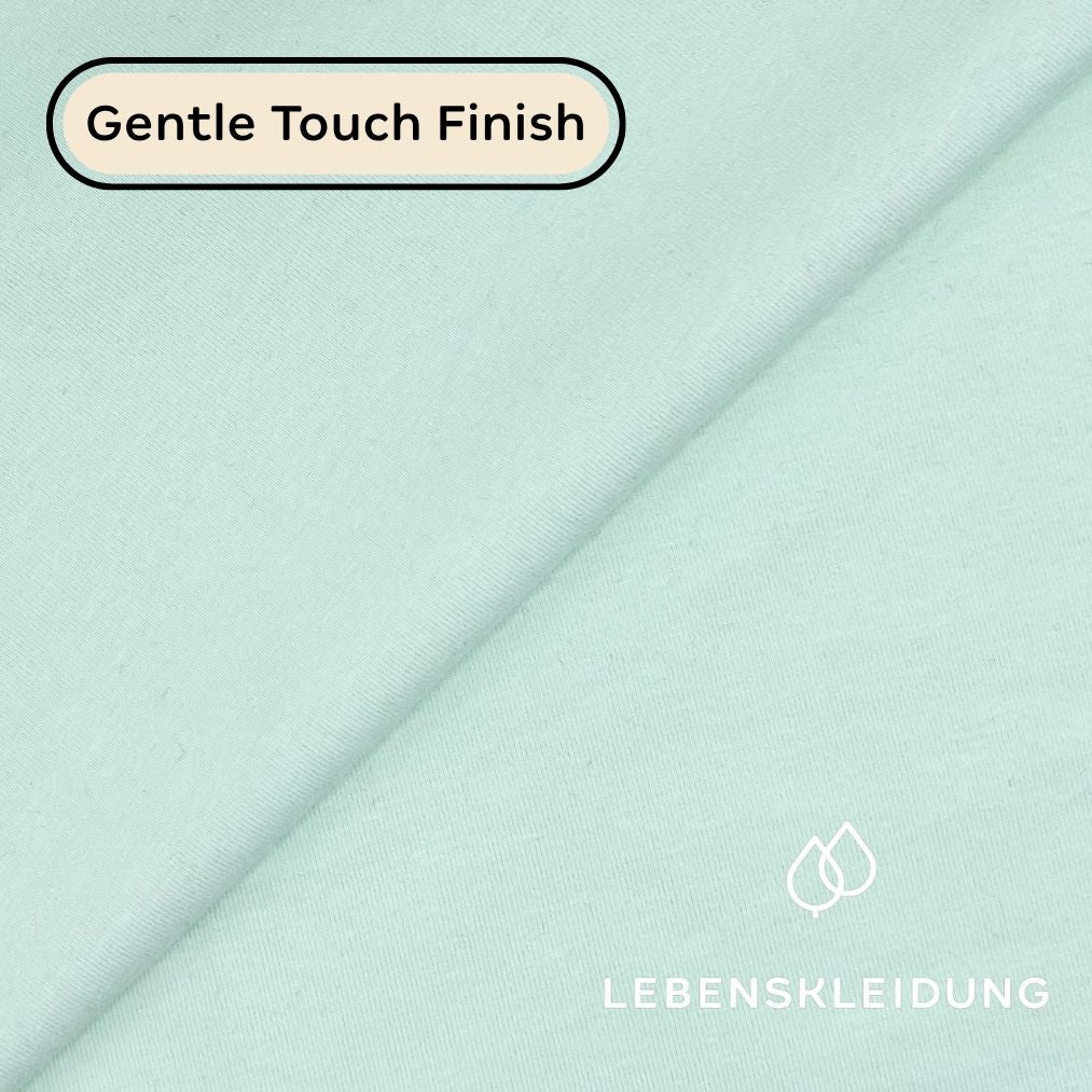 Re-Life Bio Baumwolle Stretch Jersey Stoff - Hellgrün - Bild 1