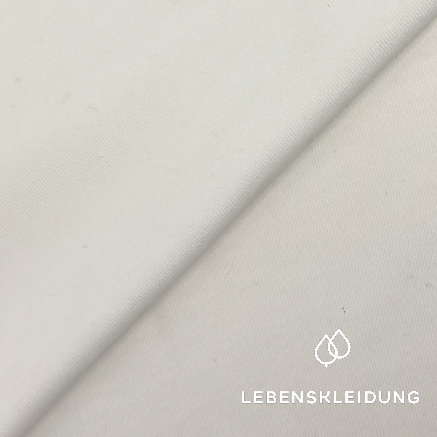 Re-Life French Terry aus Baumwolle - Offwhite - Bild 1