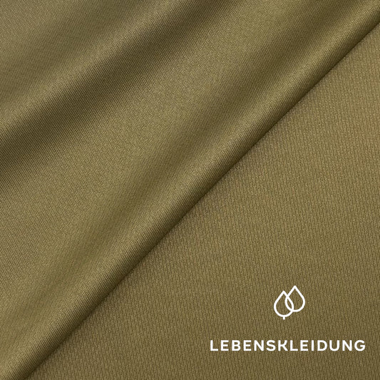 Re-Life Mesh Jersey aus 100% recyceltem Polyester (Post-Consumer) - Dusty Olive - Bild 1