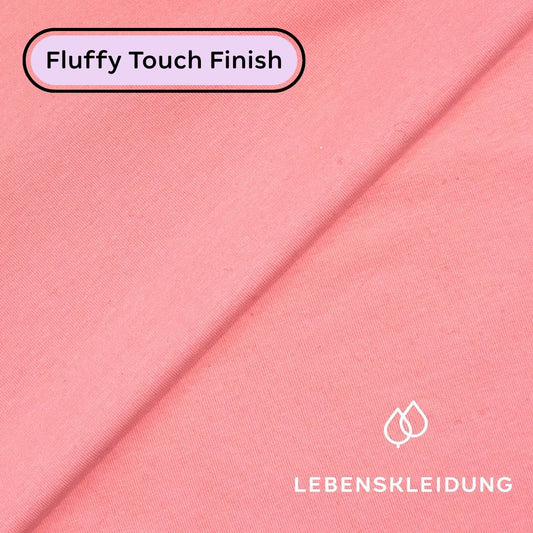 Re-Life Bio Baumwolle Stretch Jersey Stoff - Koral - Bild 1