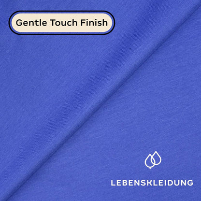 Re-Life Bio Baumwolle Stretch Jersey Stoff - Azure Blue - Bild 1