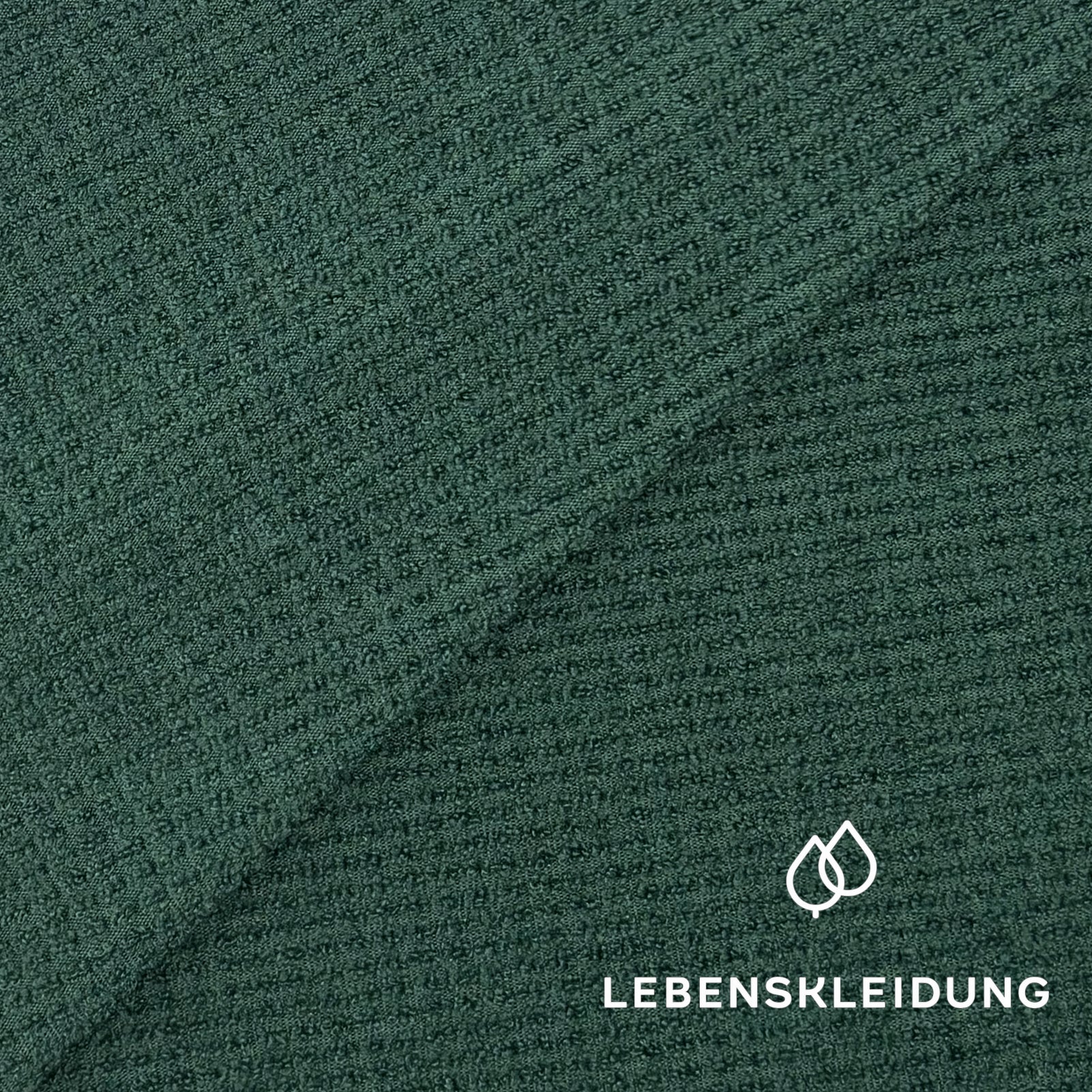 Re-Life Jacquard Frottee mit Stretch - Grün - Bild 1