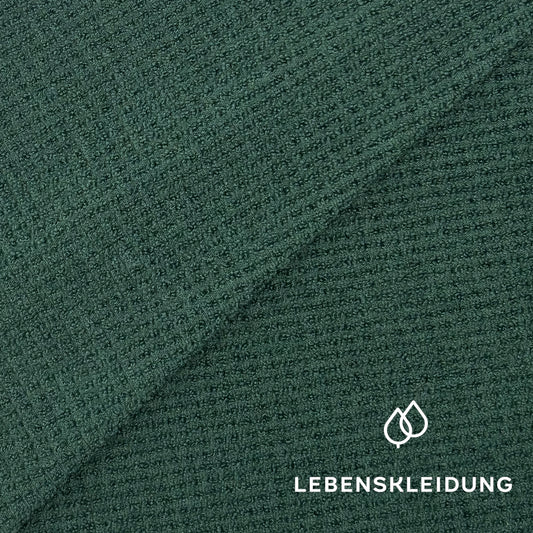 Re-Life Jacquard Frottee mit Stretch - Grün - Bild 1
