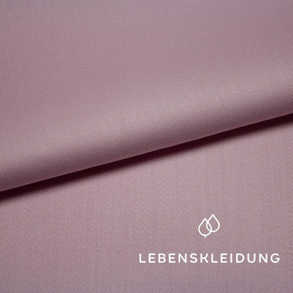 Bio Satin glatt - Rosa