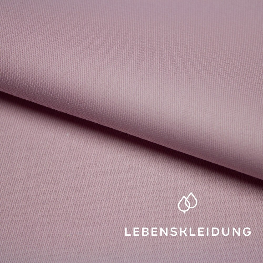 Bio Satin glatt - Rosa – Detailansicht