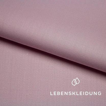 Bio Satin glatt - Rosa – Detailansicht