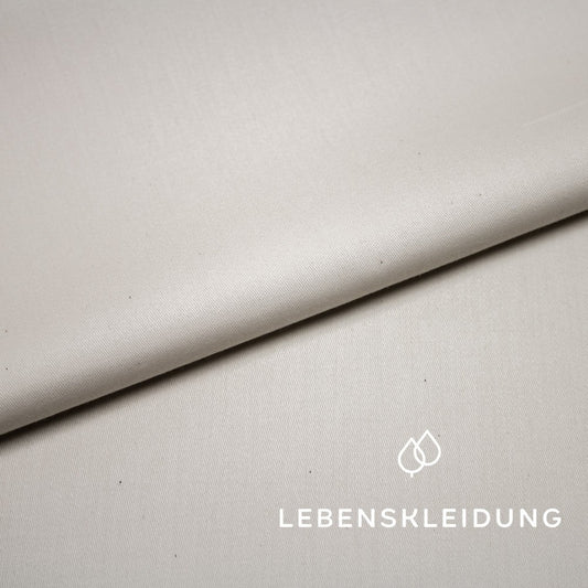 Organic satin smooth - natural sample