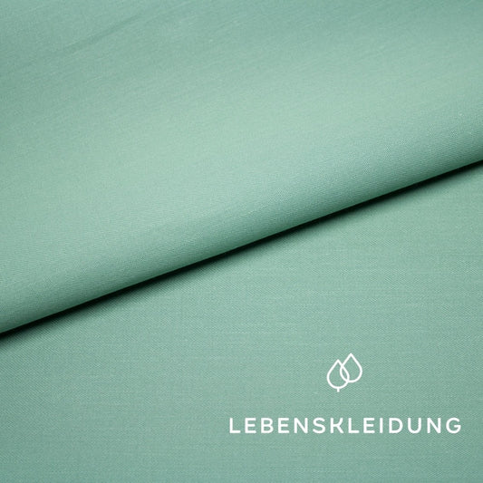 Organic satin smooth - Green sample
