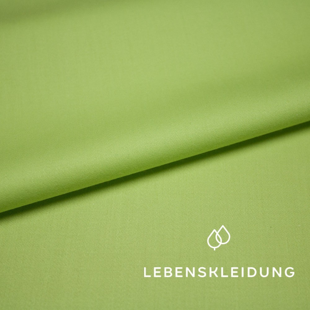 Organic satin smooth - Lime