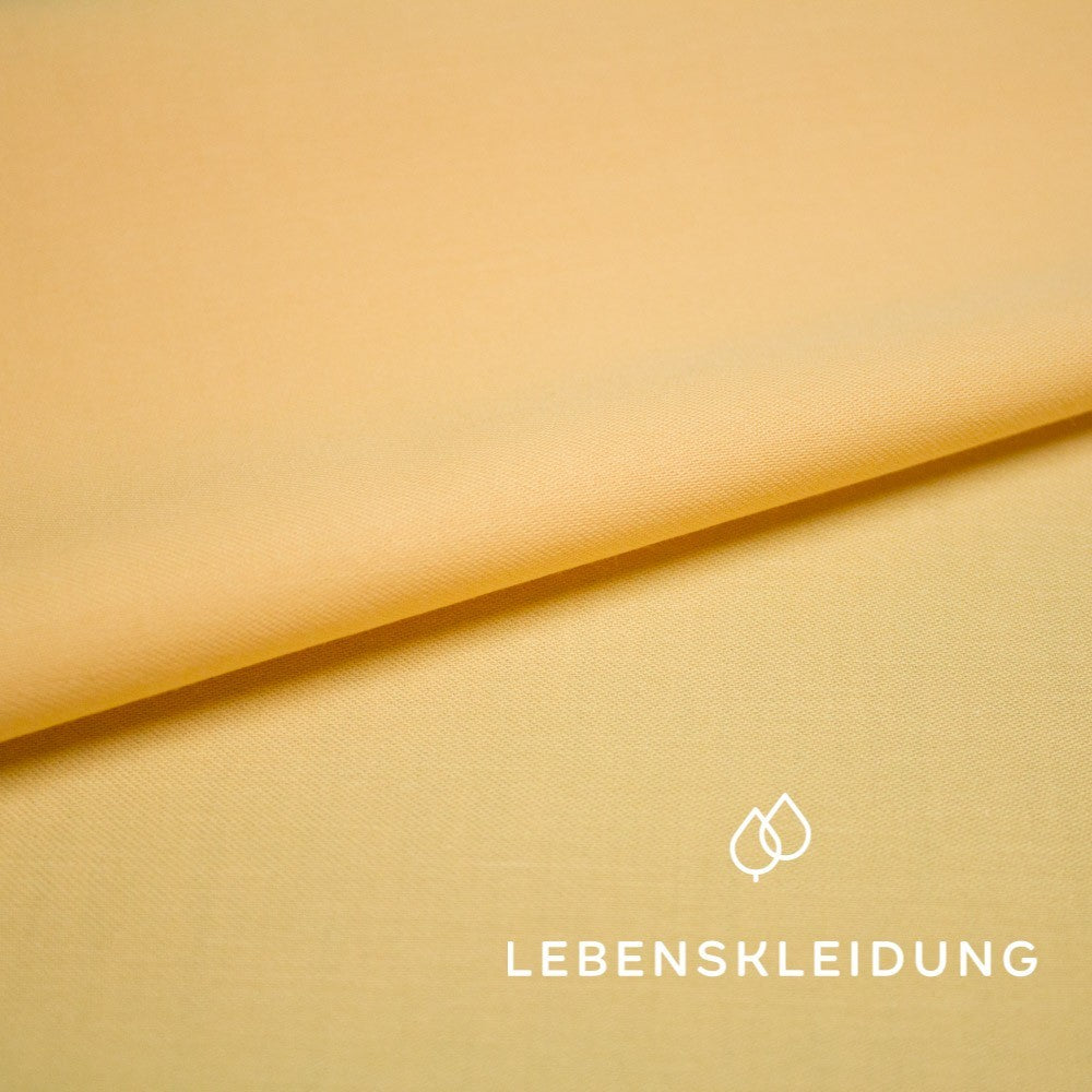 Bio Satin glatt - Apricot
