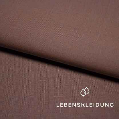 Organic Chambray - Carnelian sample – Detail view