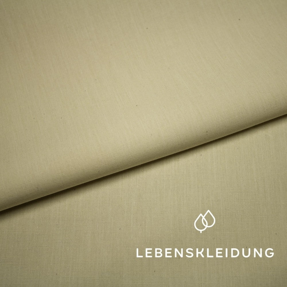 Organic Chambray - Natural Yellow sample