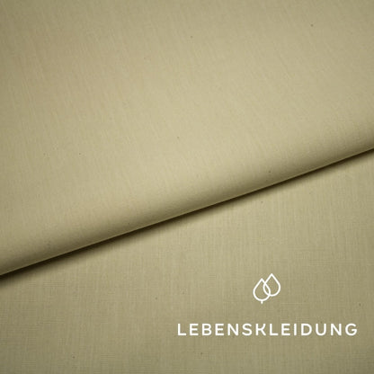 Organic Chambray - Natural Yellow sample