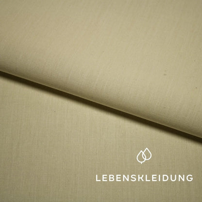 Organic Chambray - Natural Yellow sample – Detail view