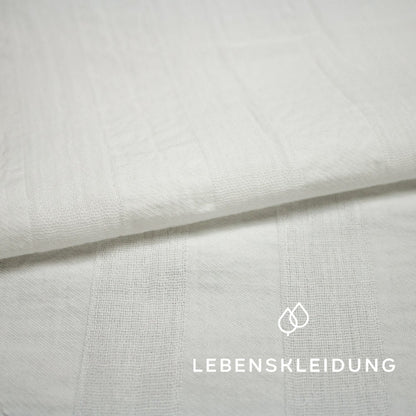 Organic Crinkle - White without optical brighteners – Detail view