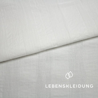 Organic Crinkle - White without optical brighteners – Close-up