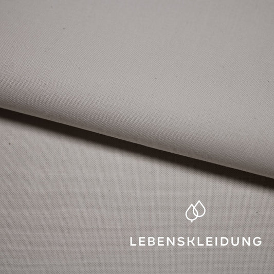 Organic Cretonne - Natural sample – Detail view